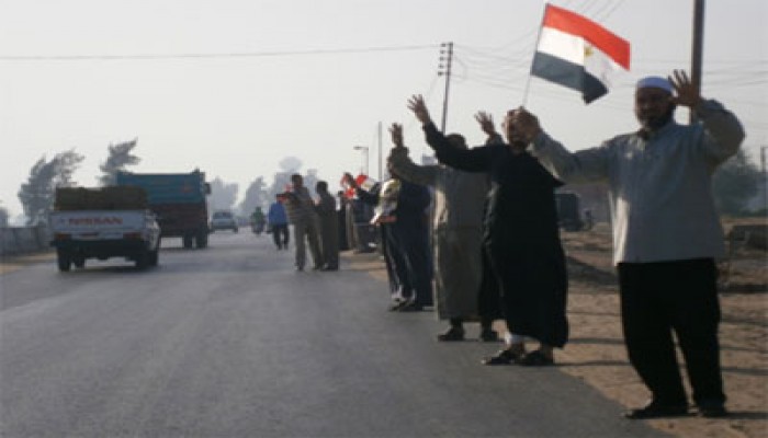 فيديو.. ثوار النكارية بالزقازيق ينتفضون رفضًا لحكم العسكر