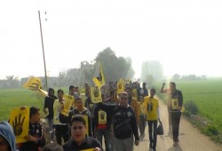 ماراثون رياضي بكفر الزيات يهتف بإسقاط حكم العسكر