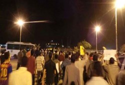 مظاهرة لأﻫﺎلي ﻗﺮﻳﺔ ﺍﻟﻌﺪﻭﺓ بإدفو تحديًا لإجرام الانقلاب