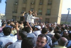 وقفة لمندوبي مشروع "الخبز" بالبحيرة رفضًا لتشريدهم