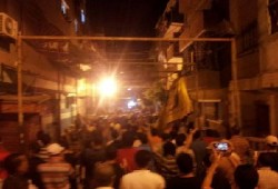 مسيرة ليلية لثوار الفشن في أسبوع "تقدموا للحرية والكرامة"