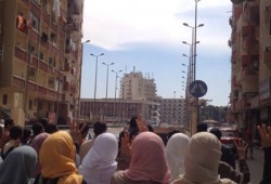 طالبات أسيوط ينددن بجرائم الانقلاب ويتعهدن بمواصلة الحراك الثوري