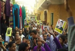 مسيرة حاشدة بمركز الفيوم في جمعة "تقدموا للحرية والكرامة"