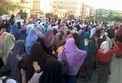 مسيرة حاشدة بالسادات ضمن فعاليات جمعة "تقدموا للحرية والكرامة"