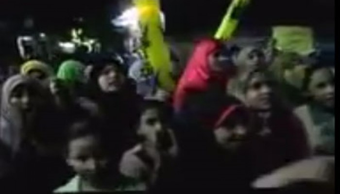 سلسلة بشرية بالسنطة تختتم فعاليات أسبوع "معًا.. نثور"