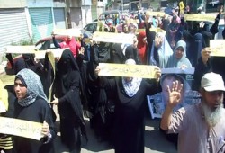 وقفة ليلية شبابية ببورسعيد استعدادًا لذكرى ثورة 25 يناير