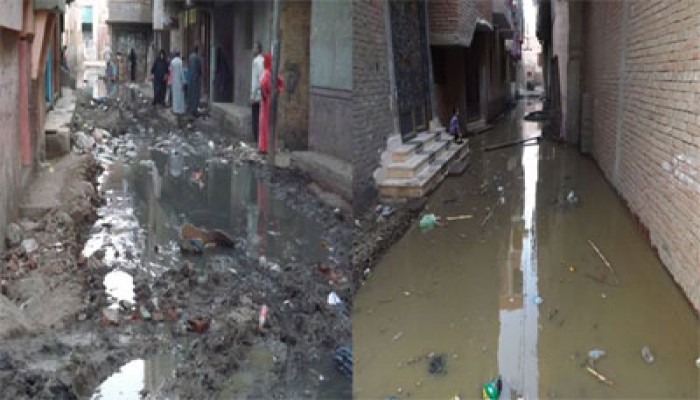 قري الدقهلية تغرق في مياه اﻷمطار.. والانقلاب يعجز