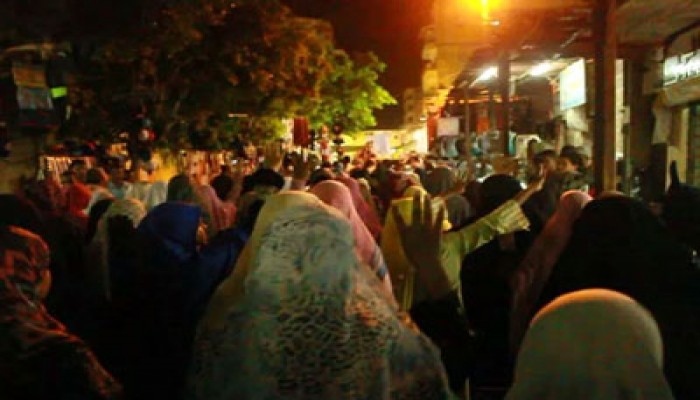 مظاهرة ليلية بالمحلة الكبرى تهتف بإسقاط حكم العسكر