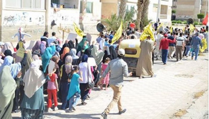 انتفاضة ثورية بأبو سليمان تهتف بإعدام السفاح