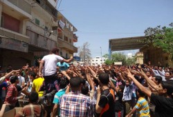 مسيرة حاشدة بكفر الدوار استعدادًا لانتفاضة "25 يناير"