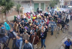 كفر الزيات تواصل حراكها الثوري في جمعة "معًا.. نثور"