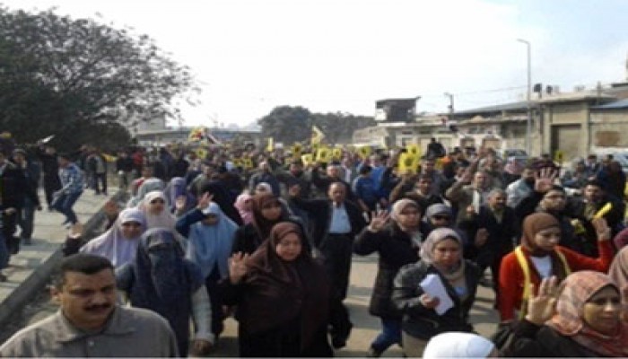 أحرار العامرية في مسيرة حاشدة مع بدء جمعة "معًا.. نثور"