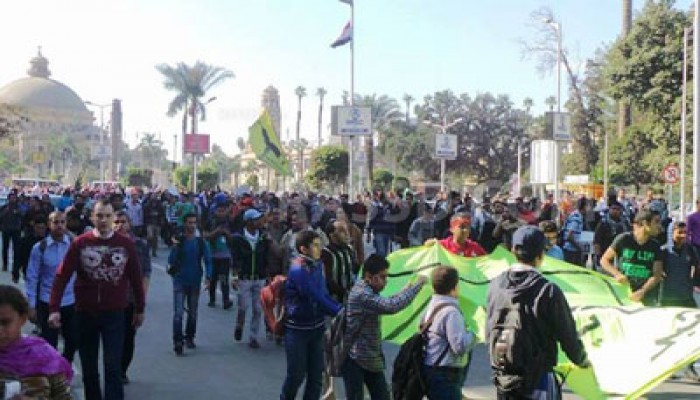 فيديو.. فعالية ضد الانقلاب بميدان النهضة