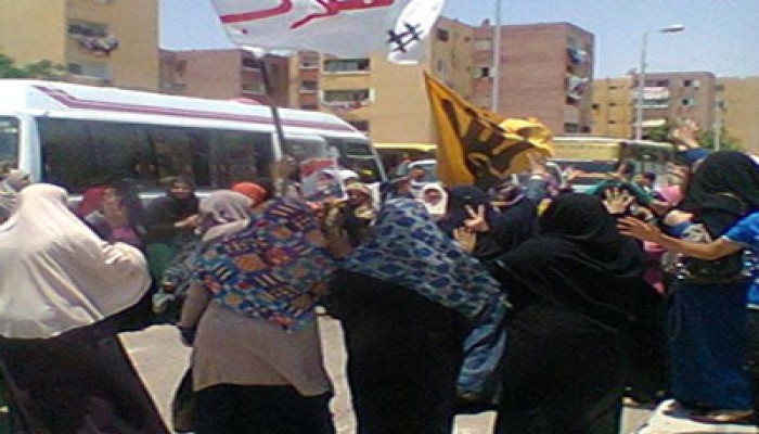 مسيرة حاشدة لثوار منوف تهتف بإسقاط الإنقلاب