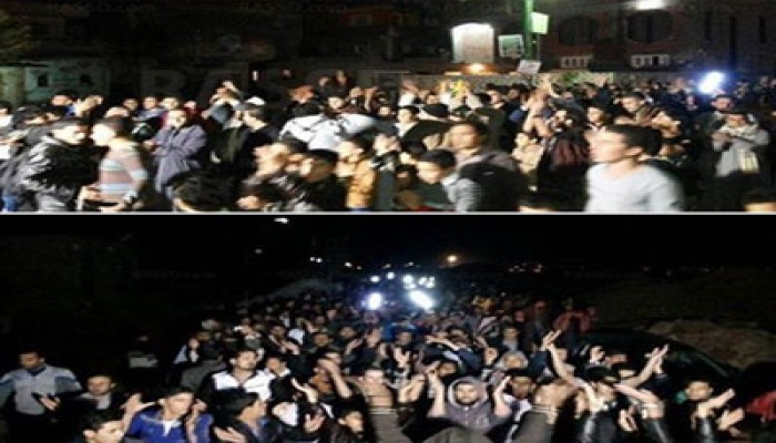 وقفة ليلية بمركز المنصورة تطالب بالإفراج عن المعتقلين