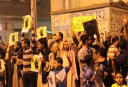 مسيرة دراجات بخارية بنجع حمادي ضد جرائم العسكر