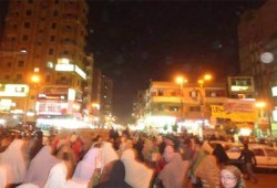 مظاهرة ليلية بمدينة ناصر تهتف بالحرية للمعتقلين