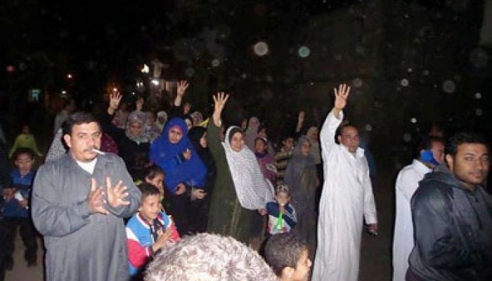 نساء ميت غمر ينتفضن في فعاليتين ليليتين رفضًا للانقلاب