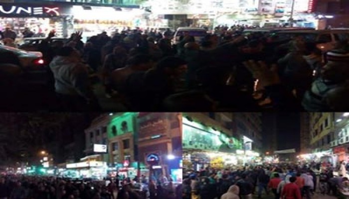 بالصور.. الآلاف يهتفون ضد العسكر بميدان الألف مسكن