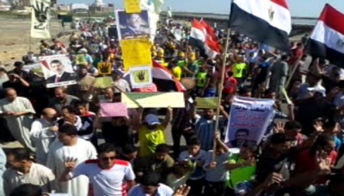 انتفاضة ليلية لأهالي بلطيم تهتف بالقصاص للشهداء