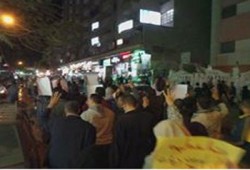 مسيرة ليلية لأحرار المحلة الكبرى ضد جرائم العسكر