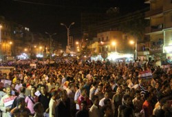 أهالي قرية أشمنت ينتفضون رفضًا لحكم العسكر