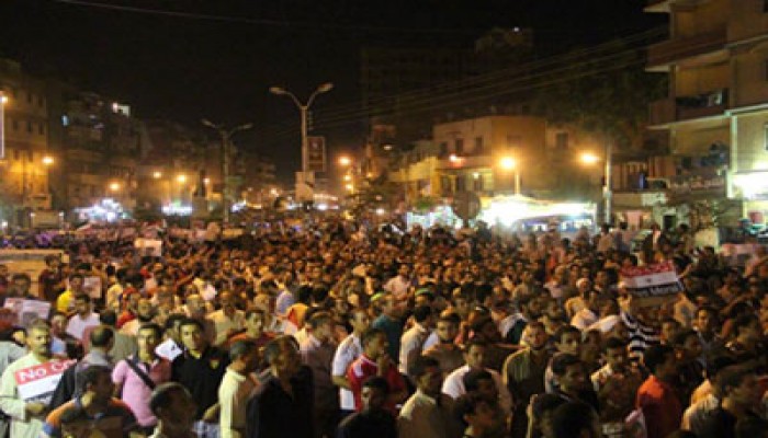 أهالي قرية أشمنت ينتفضون رفضًا لحكم العسكر