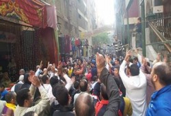 بالصور للمرة الثانية.. المعادي تطالب بإسقاط الانقلاب