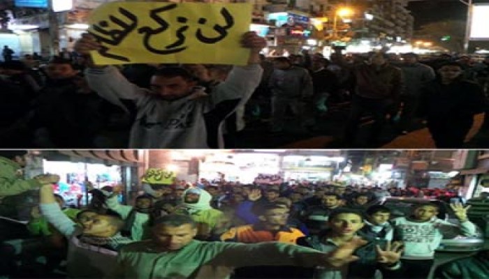 فيديو.. أهالي قرية قوتة بالفيوم يهتفون بإنقاذ مصر