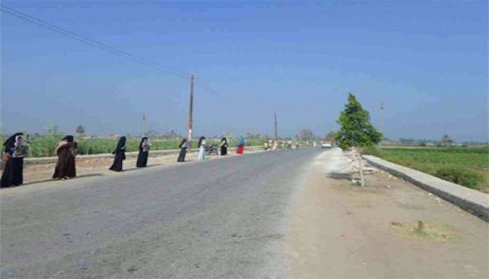 نساء هوارة المقطع يهتفن بالقصاص للشهداء والحرية للمعتقلين