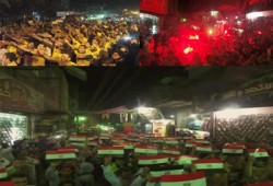 بالصور.. مسيرة حاشدة لثوار شمال الجيزة رفضًا للانقلاب