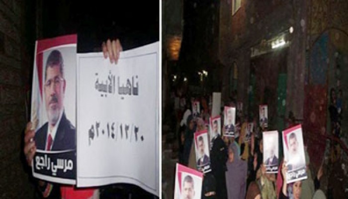 بالصور.. ثوار ناهيا يواصلون أسبوع "معًا.. ننقذ مصر"