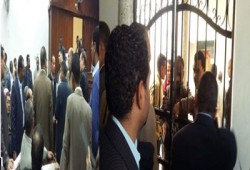 بالصور.. إضراب محامي أسوان اعتراضًا على تعسف المحكمة