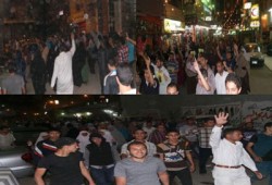 ثوار طامية يتعهدون بمحاكمة الانقلابيين في مسيرة حاشدة