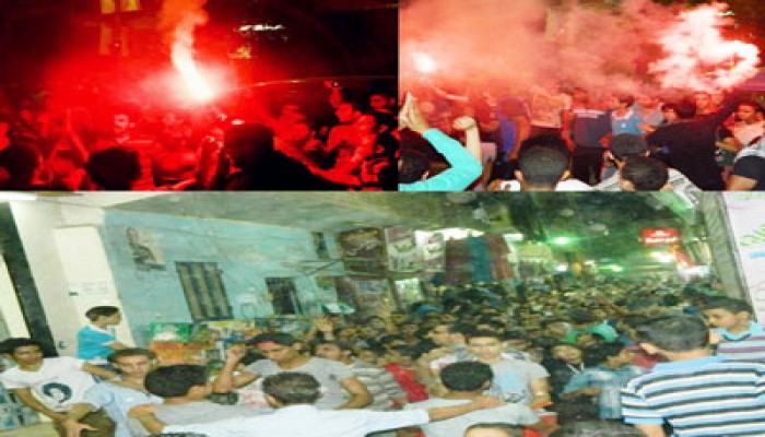 فيديو.. أهالي القلج ينتفضون تنديدًا بمحاكمة المدنيين عسكريًّا