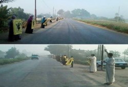 أهالي أدكو بالبحيرة يدعون الثوار للتوحد لانقاذ مصر