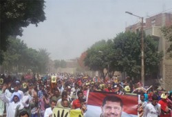 مسيرتان حاشدتان بمدينة المنيا في جمعة "معًا ننقذ مصر"