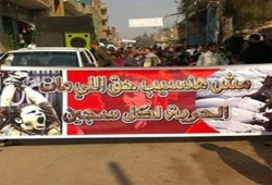 بالصور.. مسيرة حاشدة بالشوبك تطالب بإسقاط الانقلاب