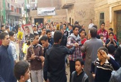 بالصور.. مسيرة حاشدة لثوار بني مجدول رفضًا لحكم العسكر