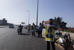 مسيرة حاشدة لثوار البصارطه تطالب بمحاكمة قادة الانقلاب