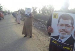 شباب سندوة بالقليوبية يهتفون بإسقاط الانقلاب ومحاكمة قادته