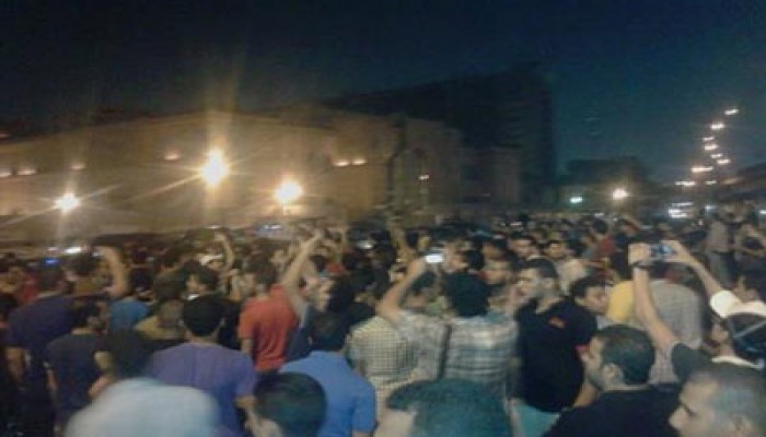 وقفة شبابية بدكرنس تهتف بإسقاط الانقلاب والقصاص للشهداء