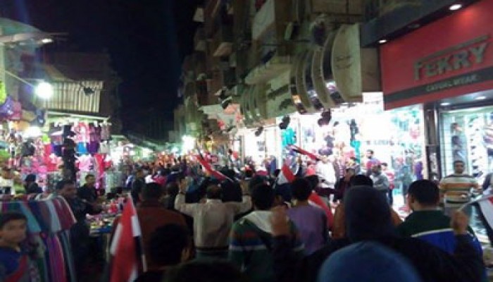 بالصور.. حلمية الزيتون تندد بجرائم العسكر