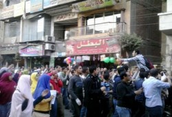 مسيرة حاشدة بشبين الكوم تدعو لاستكمال ثورة يناير