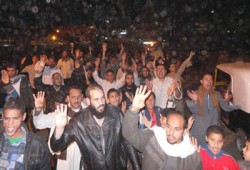 أحرار ديروط يهتفون بإسقاط حكم العسكر ومحاكمة قادته