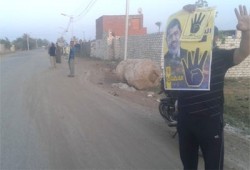 فيديو.. سلاسل بشرية بيوسف الصديق تهتف بإسقاط الانقلاب