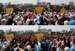 مسيرة رافضة للانقلاب بكفر الدوار بجمعة "معًا.. نكمل ثورتنا"