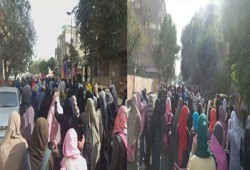 ثوار برج العرب ينتفضون في جمعة "معًا نكمل ثورتنا"