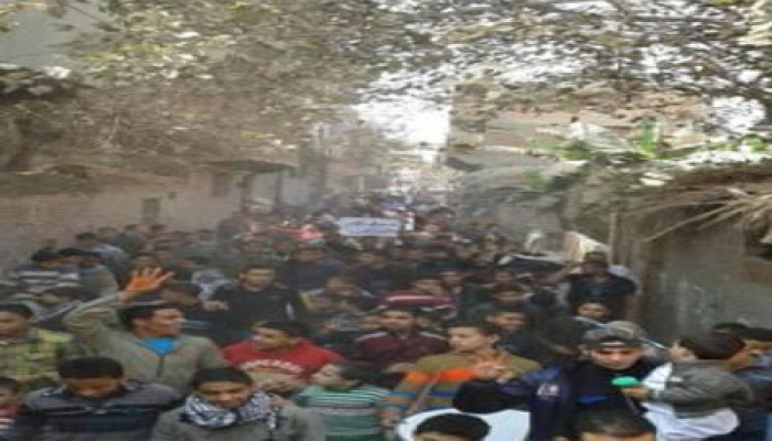 فيديو.. مسيرة حاشدة بشبرا الخيمة بجمعة "معًا نكمل ثورتنا"