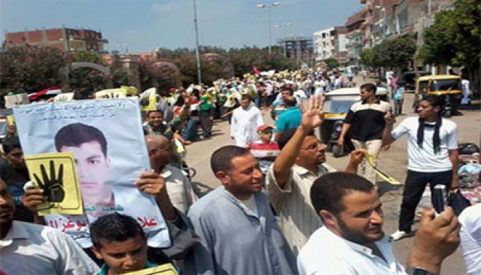 مسيرة لثوار الوفائية بالدلنجات تهتف بالقصاص والحرية للمعتقلين